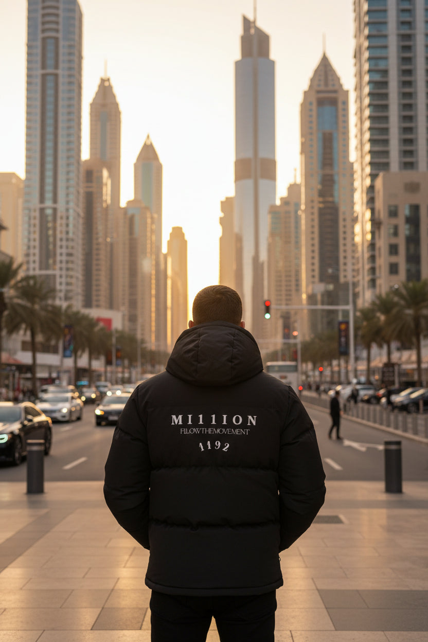 Mi11ion Hooded Puffer Jacket